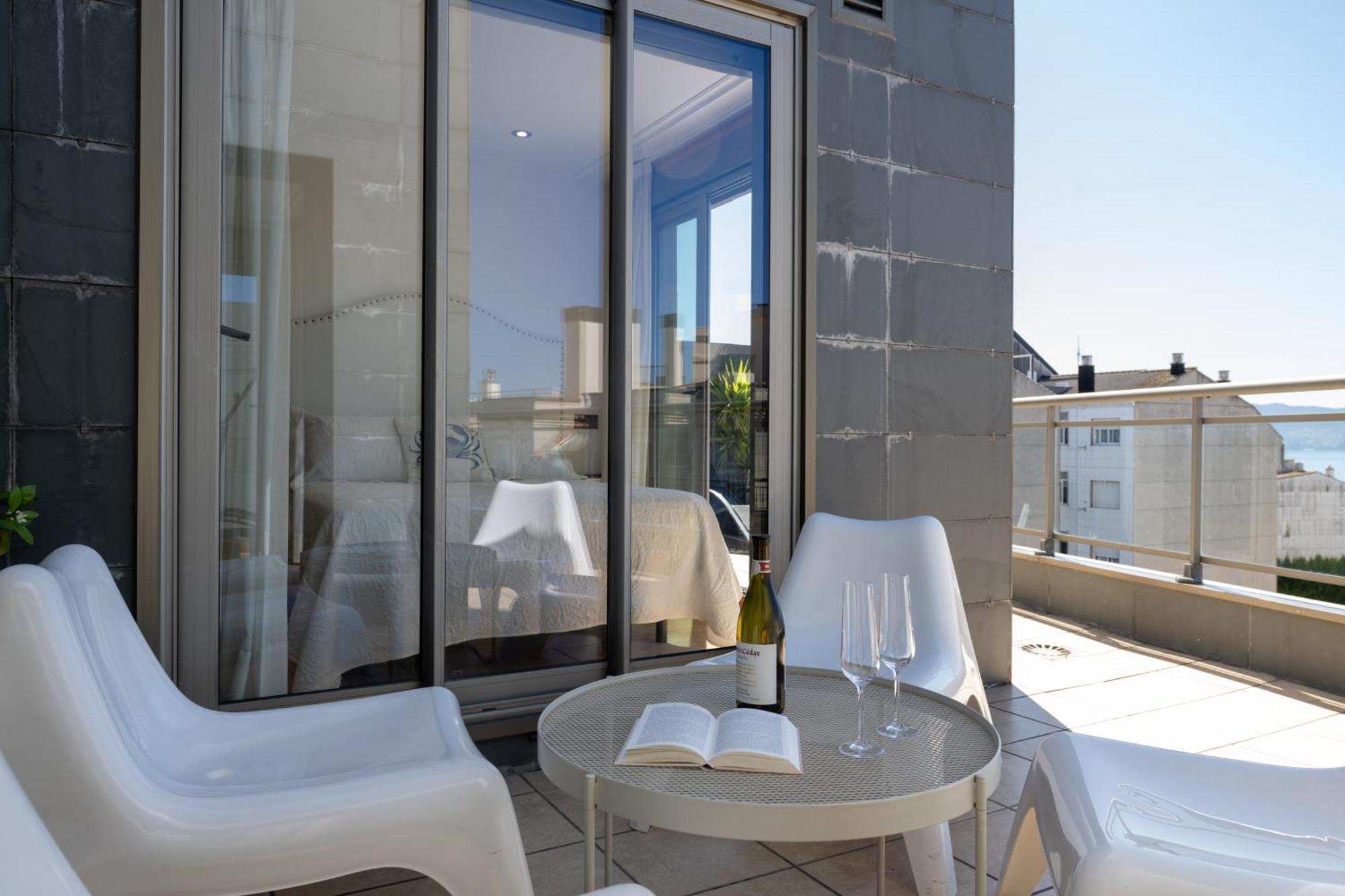 Atico De Lux Sanxenxo Apartment Bagian luar foto