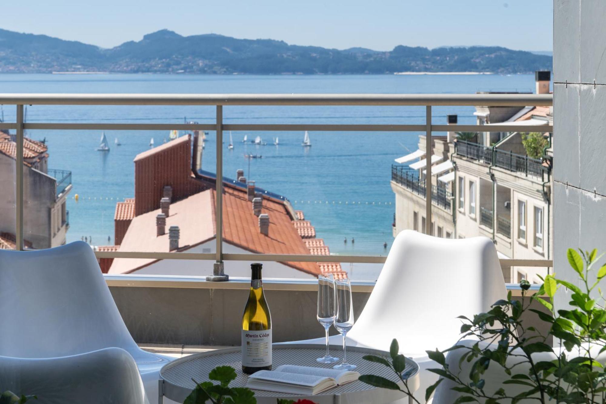 Atico De Lux Sanxenxo Apartment Bagian luar foto