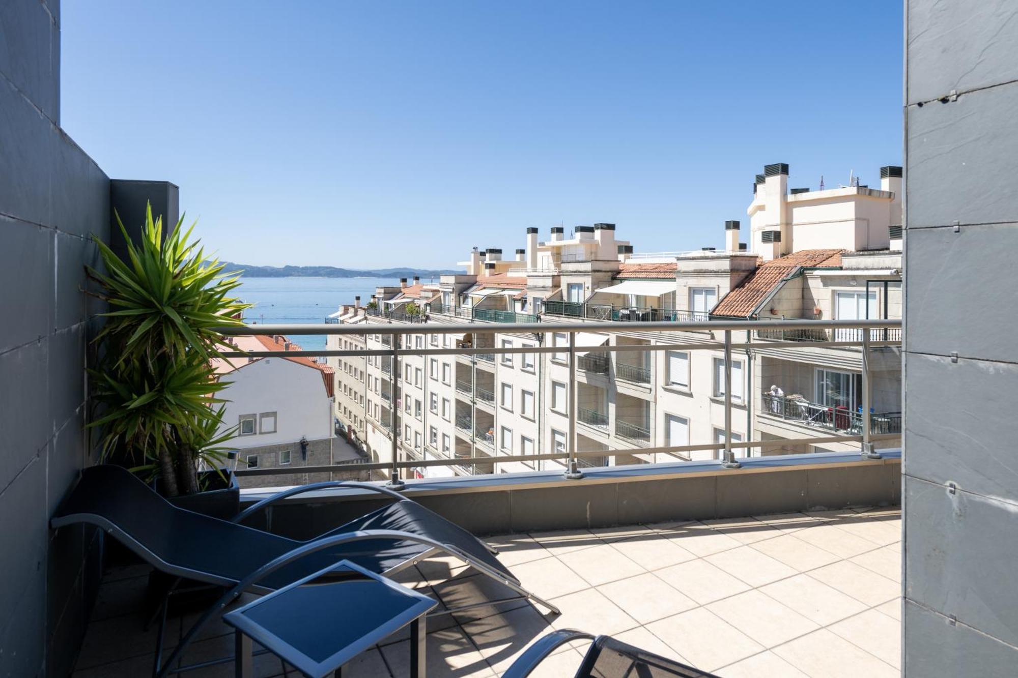 Atico De Lux Sanxenxo Apartment Bagian luar foto